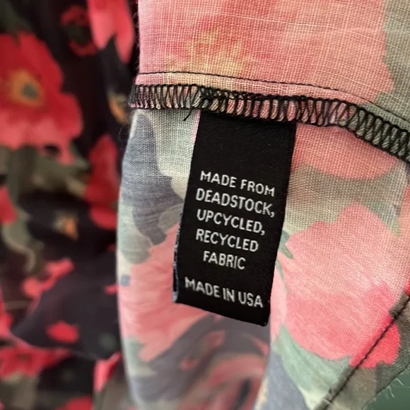 Christy Dawn Black and Pink Floral Dress - Picture 3 of 5